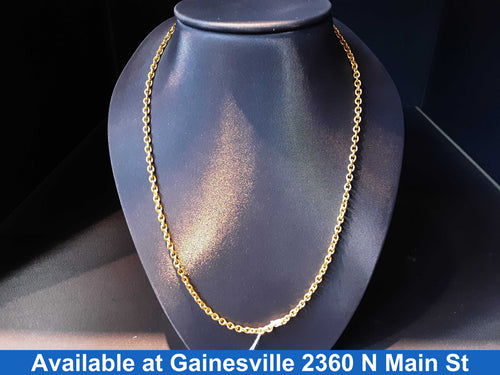 Chain - Yellow Gold 18k (.750) 7 grams 22 inch