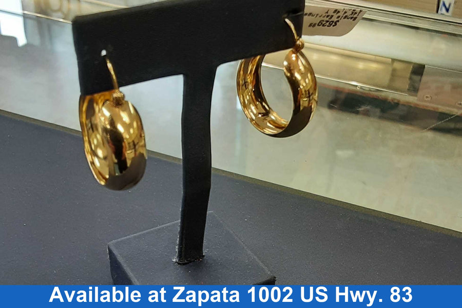 Bangle Earrings - Yellow Gold 14k (.585) 4.4 grams