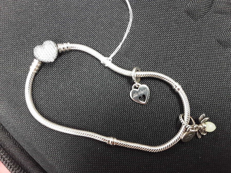 Herringbone Bracelet - Silver 19.2 grams 7 inch