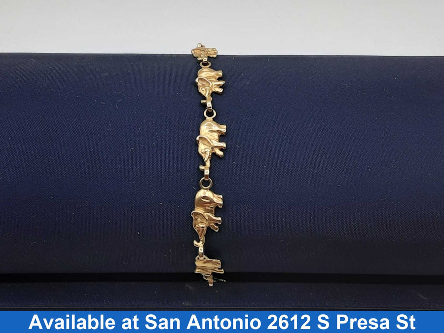 Bracelet - Yellow Gold 14k (.585) 7.2 grams 7 inch