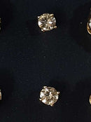 Double Stud Earring - Yellow Gold 14k (.585) 0.8 grams