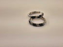 Bangle Earrings - White Gold 14k (.585) 7.2 grams