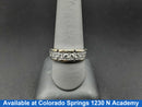 Ring - Wedding Band - White Gold 14k (.585) 7.4 grams Size 10