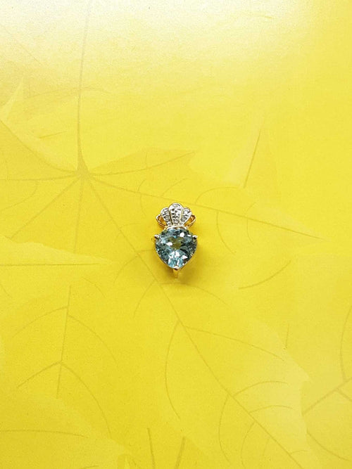 Diamond Pendant - Yellow Gold 14k (.585) 2.2 grams