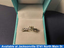 Ring - Engagement Set - White Gold 14k (.585) 4 grams Size 7.5
