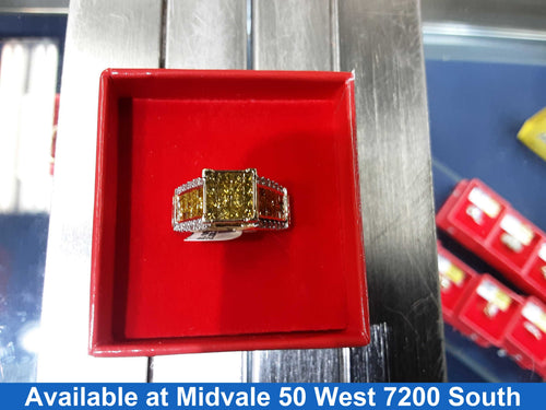 Ring - Wedding Set - Yellow Gold 14k (.585) 5.3 grams Size 20