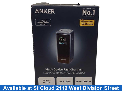 Anker Prime 20000 Black Battery Charger