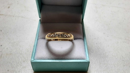 Ring - Wedding Band - Yellow Gold 14k (.585) 3.9 grams Size 11