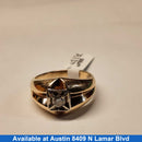 Men's Ring - Yellow Gold 10k (.417) 5.7 grams Size 10