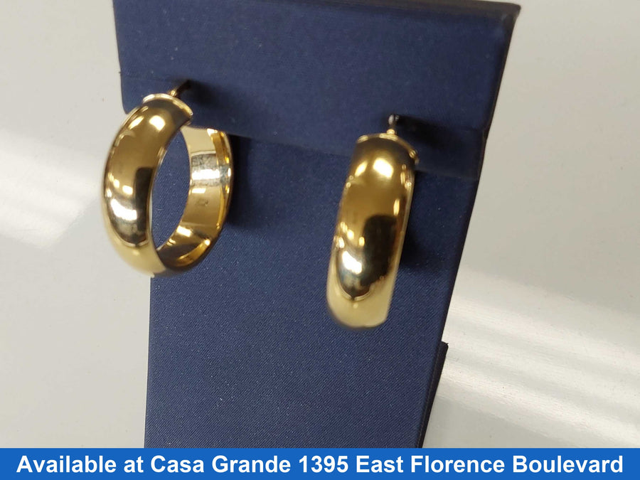 Bangle Earring - Yellow Gold 14k (.585) 6.7 grams