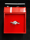 Women's Ring - White Gold 10k (.417) 4 grams Size 7
