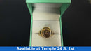 Men's Ring - Yellow Gold 14k (.585) 9.5 grams Size 8