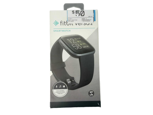 Fitbit Versa 2 Black Smart Watch