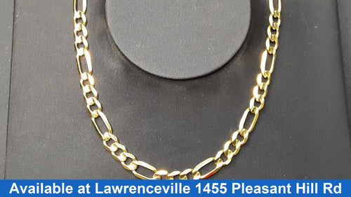 Figaro Chain - Yellow Gold 10k (.417) 26.3 grams 22 inch