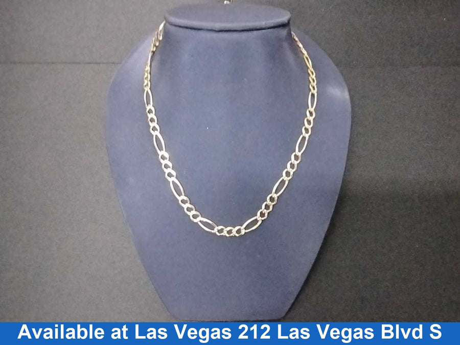 Figaro Chain - Yellow Gold 14k (.585) 16.6 grams 25 inch