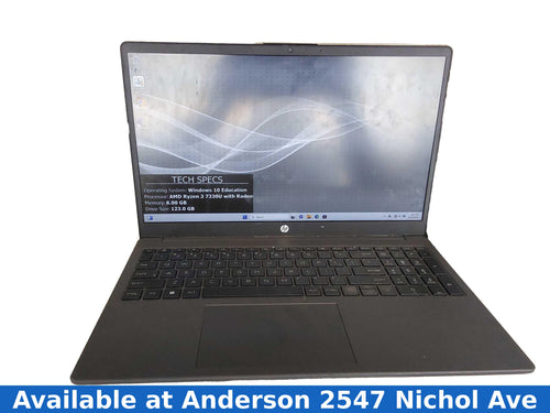 Hp Hp255g10 Amd Ryzen 3 8 Gb 128 Gb Gray Laptop