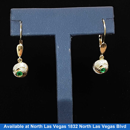 Earrings - Yellow Gold 10k (.417) 1.3 grams
