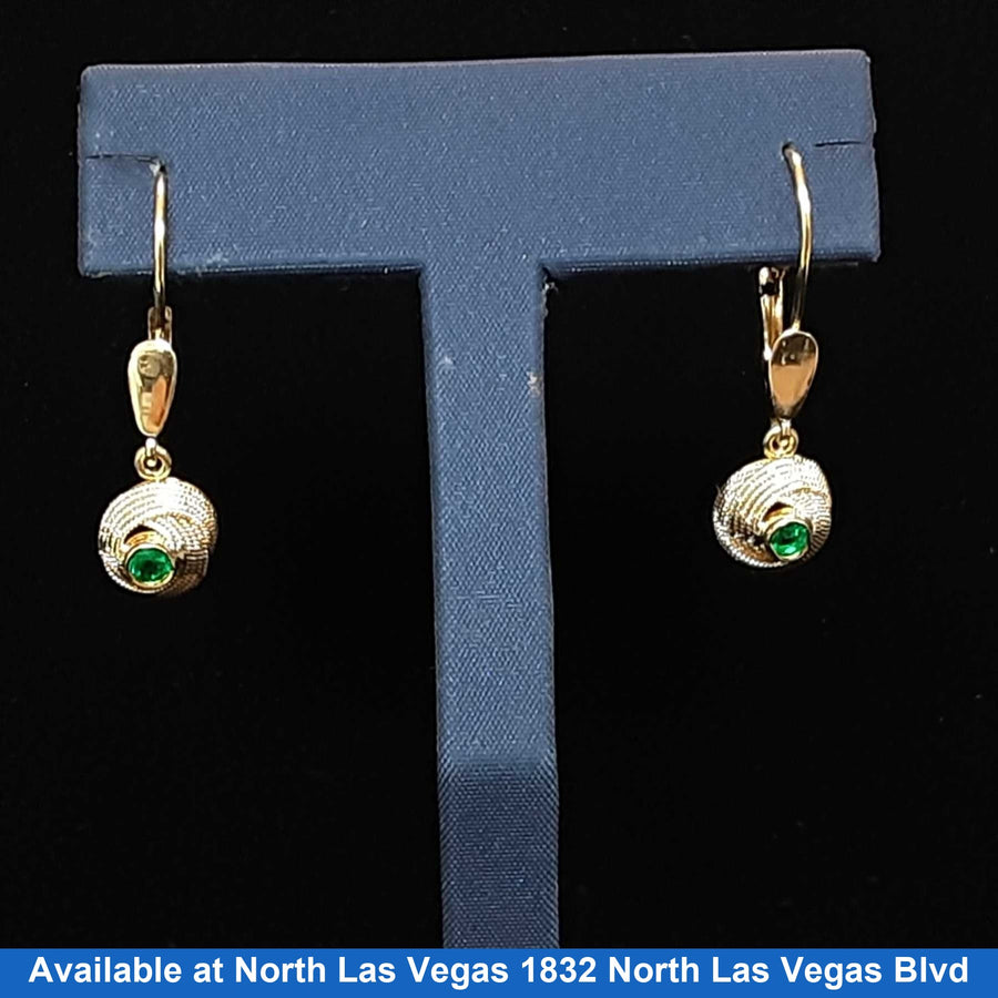 Earrings - Yellow Gold 10k (.417) 1.3 grams