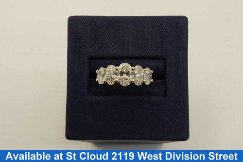 Women's Ring - White Gold 14k (.585) 3.96 grams Size 9.5