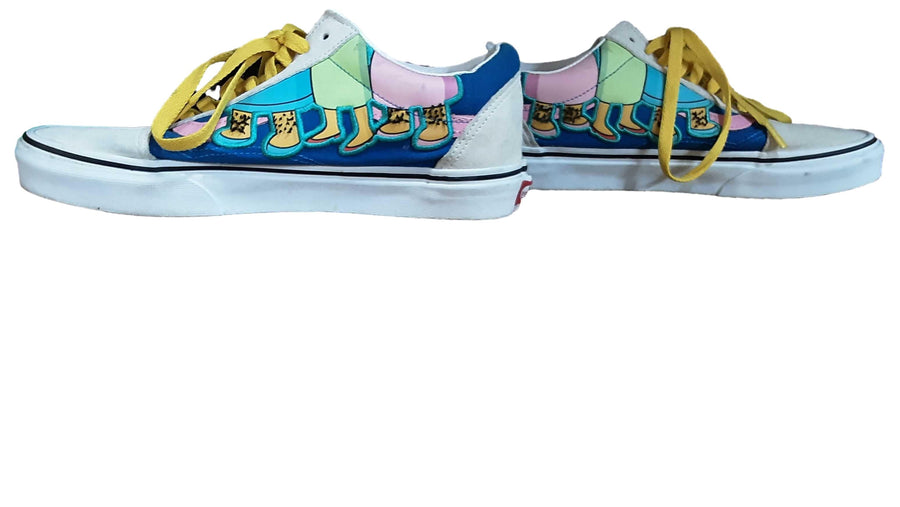 Vans Old Skool The Simpsons Bouvier Sisters White
