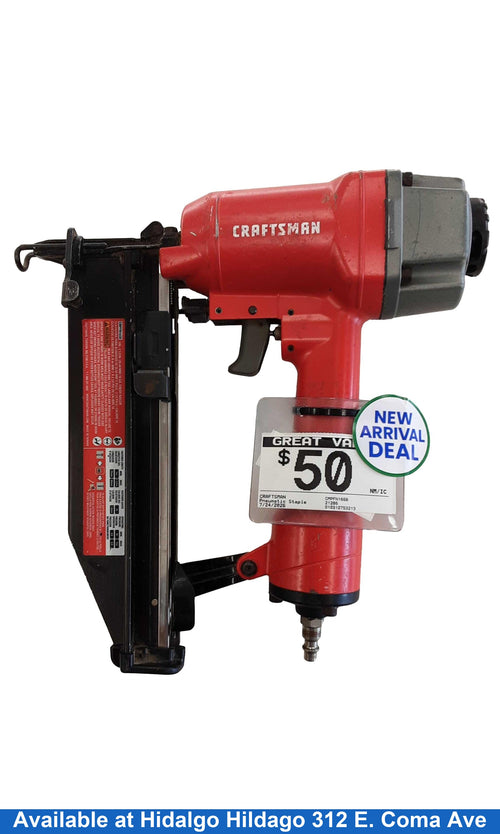 Craftsman Cmpfn16sb Red Pneumatic Stapler