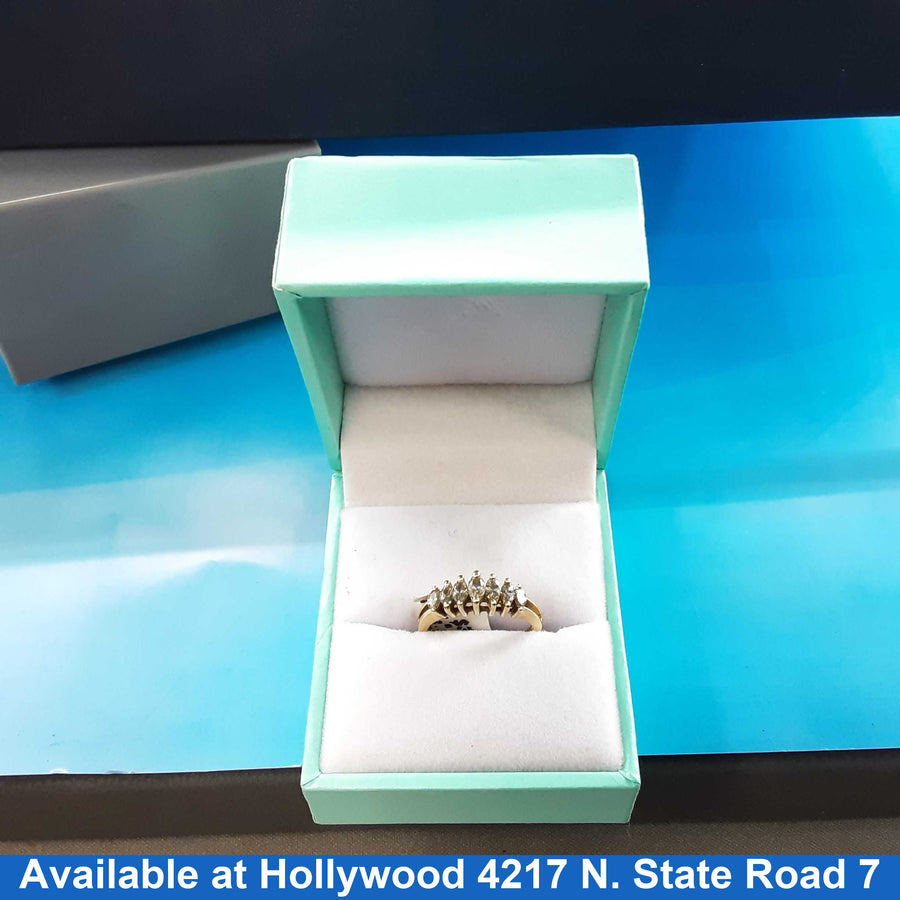 Women's Ring - Yellow Gold 14k (.585) 2.3 grams Size 6.5