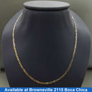 Figaro Chain - Yellow Gold 10k (.417) 2.4 grams 18 inch
