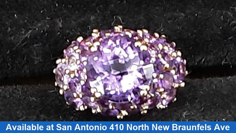 Women's Ring - Yellow Gold 10k (.417) 5.3 grams Size 6.5