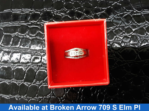 Ring - Wedding Set - White Gold 14k (.585) 6.6 grams Size 20