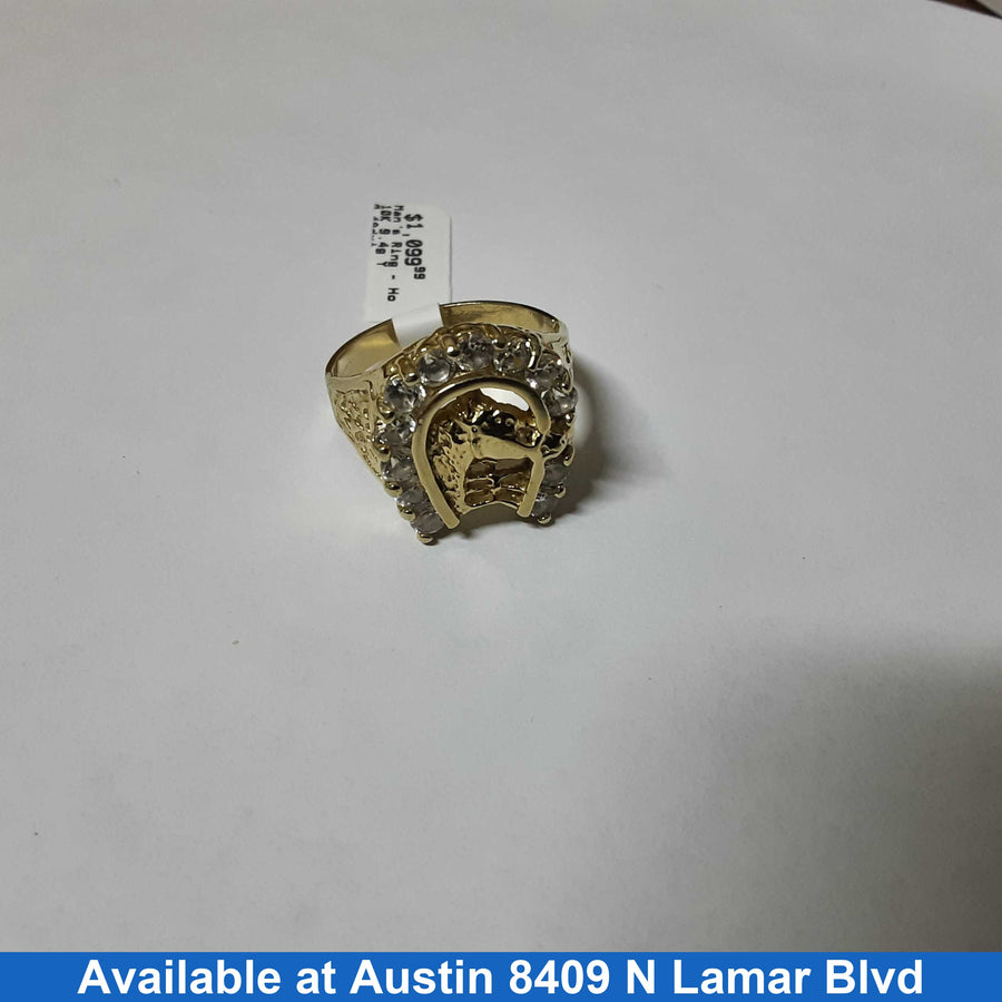 Men's Ring - Yellow Gold 10k (.417) 9.4 grams Size 13