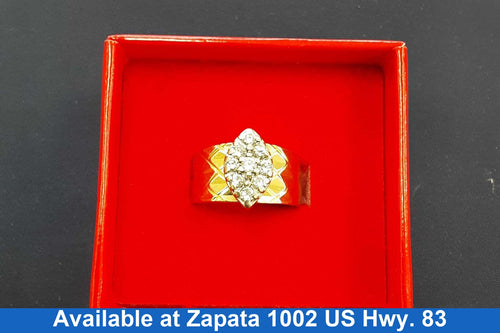 Women's Ring - Yellow Gold 14k (.585) 6.9 grams Size 7