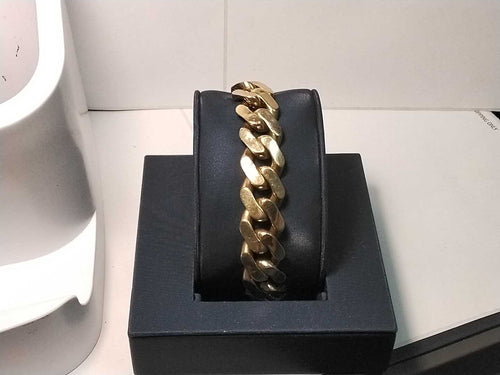 Cuban Link Bracelet - Yellow Gold 10k (.417) 19.1 grams 8 inch