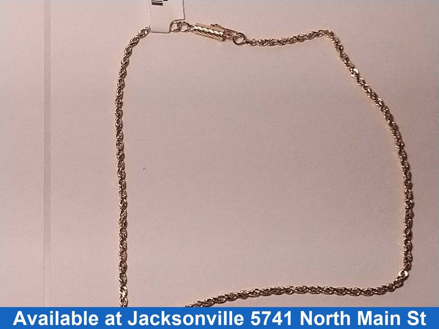 Rope Bracelet - Yellow Gold 14k (.585) 3.9 grams 11 inch