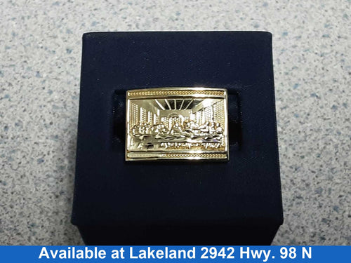 Men's Ring - Yellow Gold 10k (.417) 6.2 grams Size 7.5
