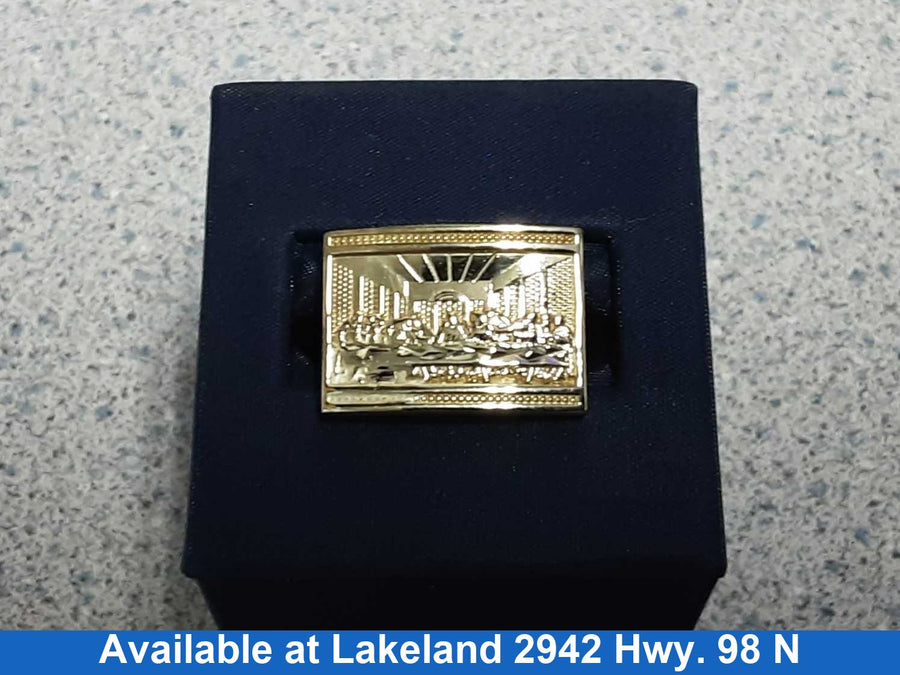 Men's Ring - Yellow Gold 10k (.417) 6.2 grams Size 7.5