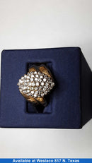 Women's Ring - Yellow Gold 10k (.417) 5.1 grams Size 13
