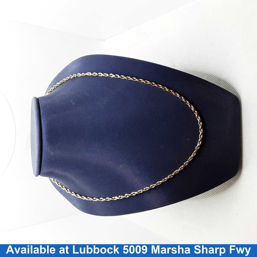 Rope Chain - Yellow Gold 10k (.417) 10.7 grams 28 inch