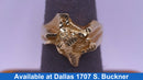 Texas Ring - Yellow Gold 10k (.417) 8.6 Grams Size 8.5