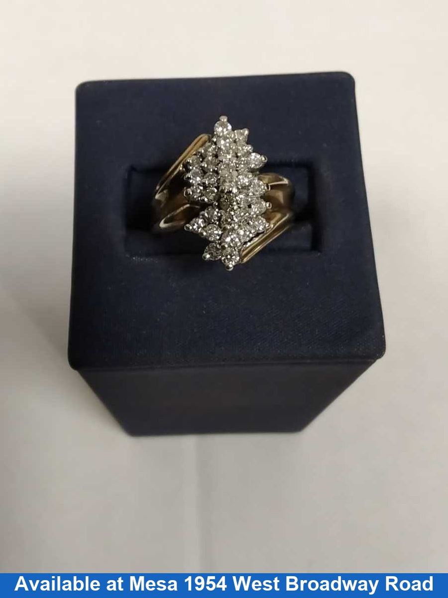 Women's Ring - Yellow Gold 10k (.417) 5.6 grams Size 6