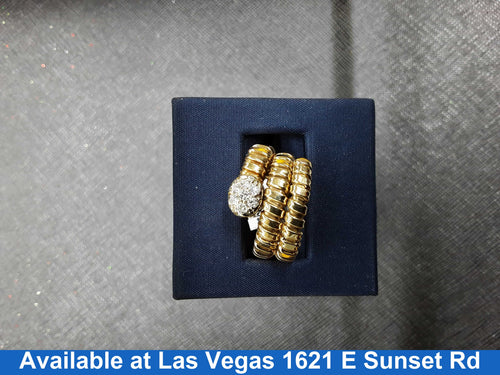 Women's Ring - Yellow Gold 18k (.750) 10.2 grams Size 20