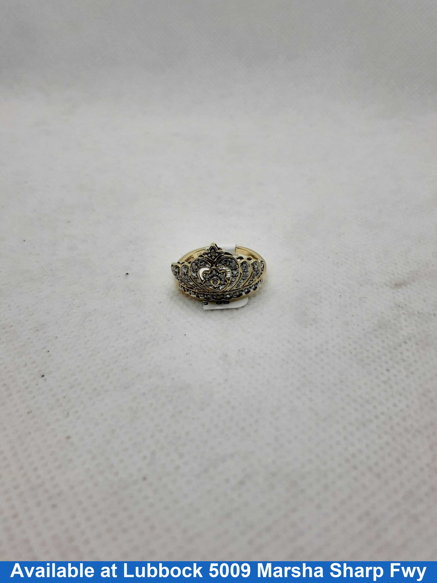 Women's Ring - Yellow Gold 10k (.417) 2.8 grams Size 7