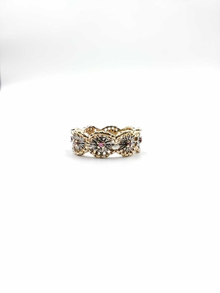 Women's Ring - Yellow Gold 14k (.585) 6.6 grams Size 9.5