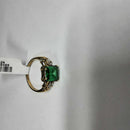 Women's Ring - Yellow Gold 10k (.417) 3.5 grams Size 10.5