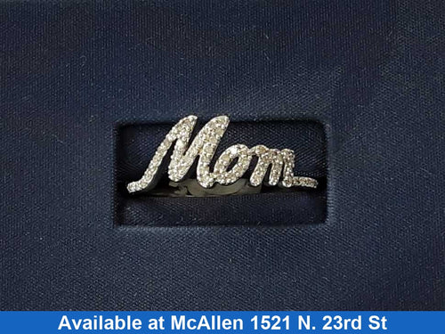 Women's Ring - Mother's - White Gold 10k (.417) 2.4 grams Size 10
