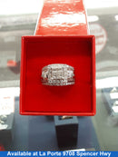Ring - Wedding Set - White Gold 14k (.585) 11.9 Grams Size 7