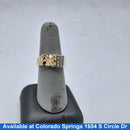 Men's Ring - Yellow Gold 10k (.417) 4.1 grams Size 20
