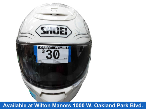 Shoei Qwest White Helmet