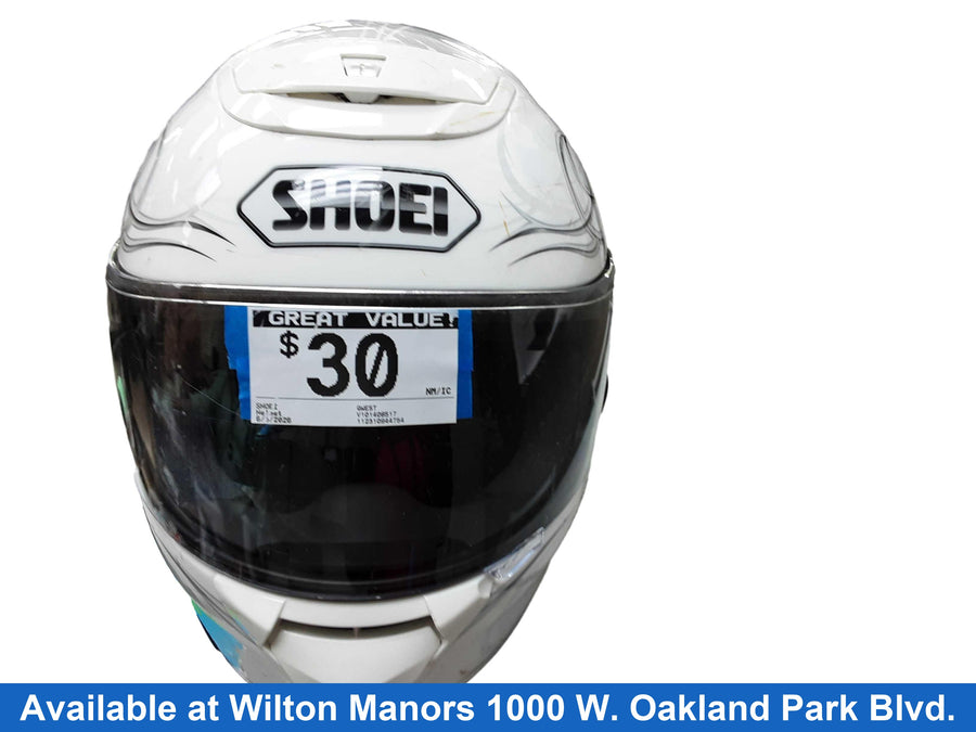 Shoei Qwest White Helmet