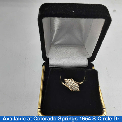 Women's Ring - Yellow Gold 10k (.417) 1.3 grams Size 6