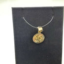 Coin Pendant - Tricolor Gold 10k (.417) 0.9 grams